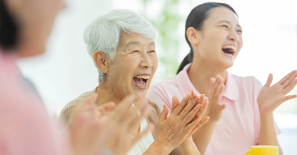 施設での支援の様子