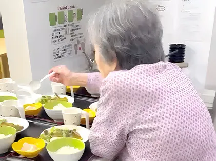 役割を持って活動する様子